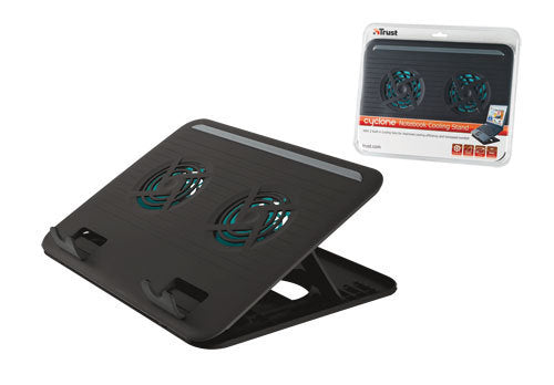 Trust Cyclone Cooling Pad για Laptop έως 15.6" με 2 Ανεμιστήρες
