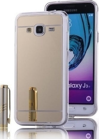 SENSO HARD BACK COVER MIRROR SAMSUNG J3 2016 gold
