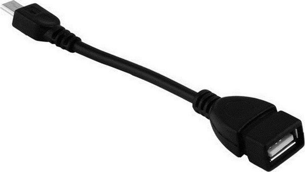 Μετατροπέας micro USB male σε USB-A female Black