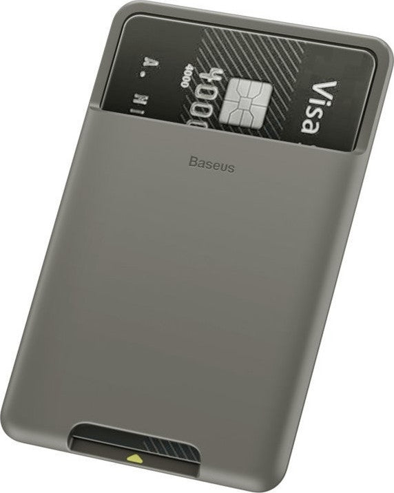 Baseus Αυτοκόλλητη Θήκη Καρτών Light Grey