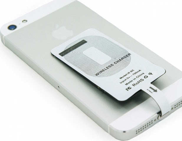 Lightning Δέκτης Φόρτισης Qi σε Λευκό χρώμα