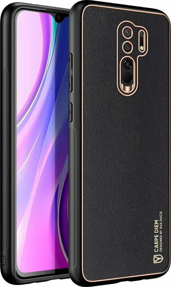 Dux Ducis Yolo Elegant Back Cover Δερματίνης / Πλαστικό Μαύρο (Redmi 9)