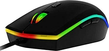 Meetion GM21 RGB Gaming Ποντίκι 4800 DPI Μαύρο