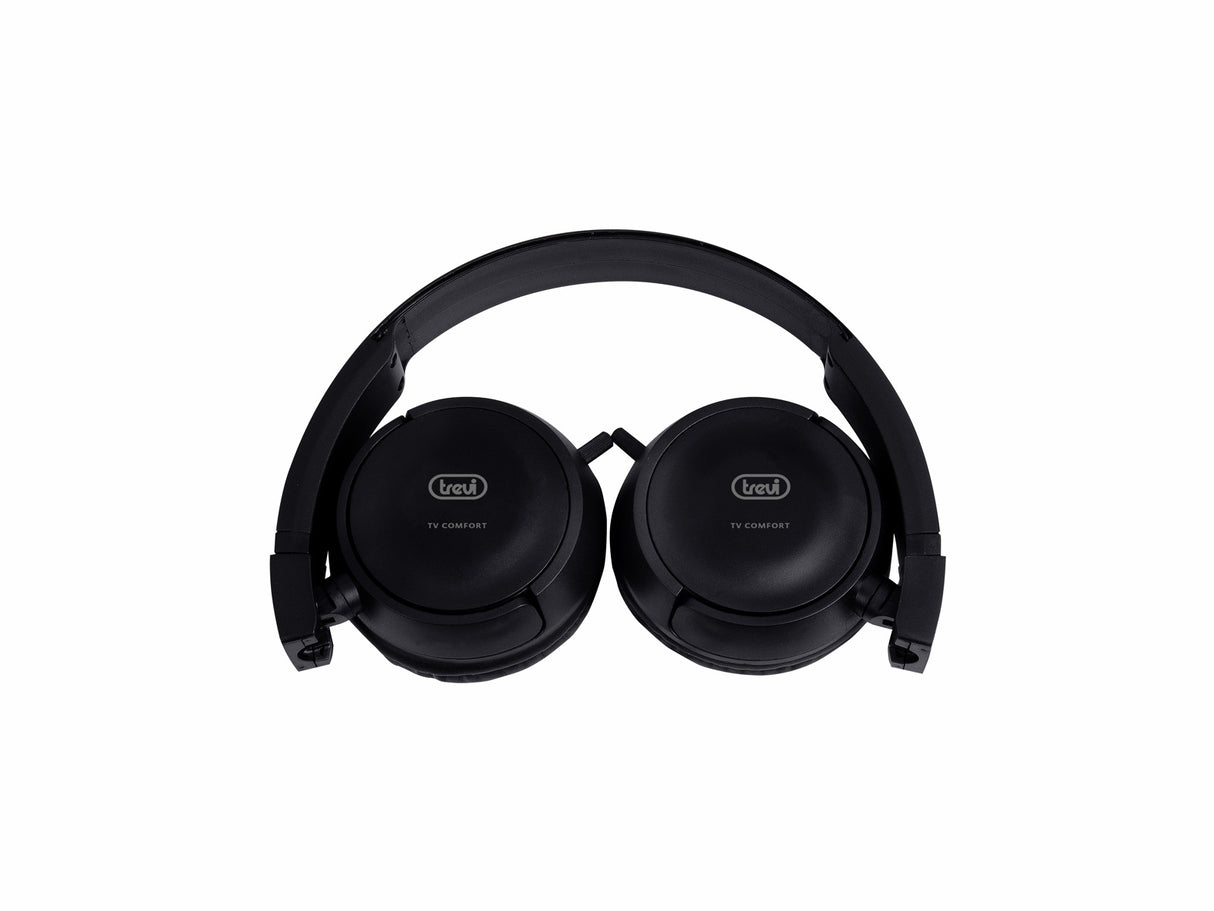 Trevi 649 Ενσύρματα On Ear Ακουστικά Τηλεόρασης Μαύρα