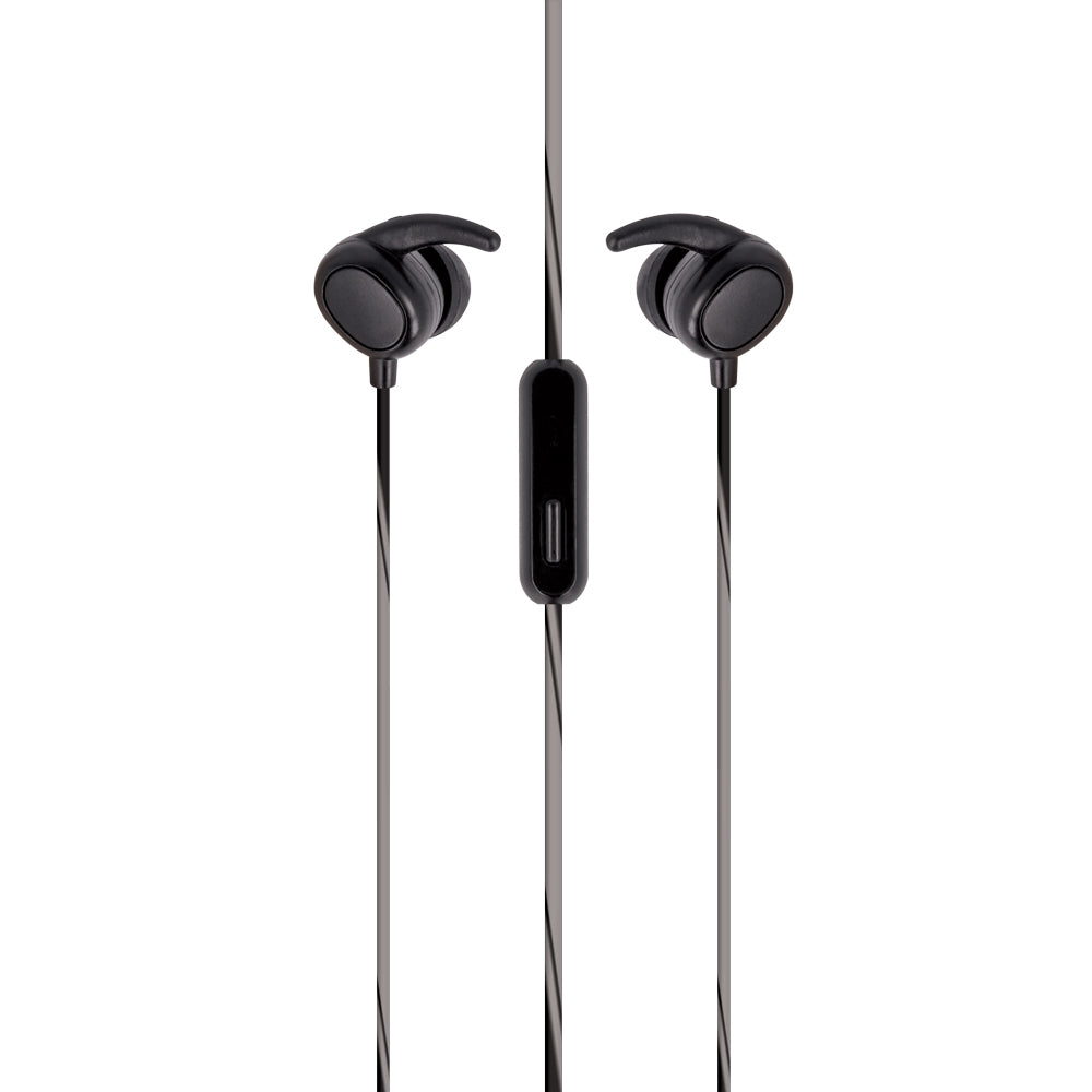Setty Sport In-ear Handsfree με Βύσμα 3.5mm Μαύρο