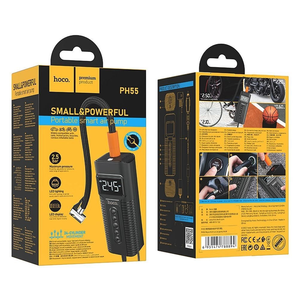 Hoco PH55 BG-14-0196 Τρόμπα Χεριού με Μανόμετρο