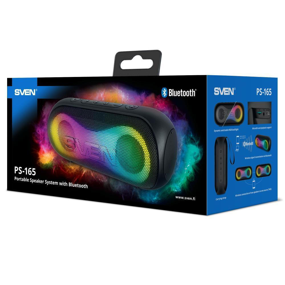 Sven PS-165 Ηχείο Bluetooth 16W Μαύρο