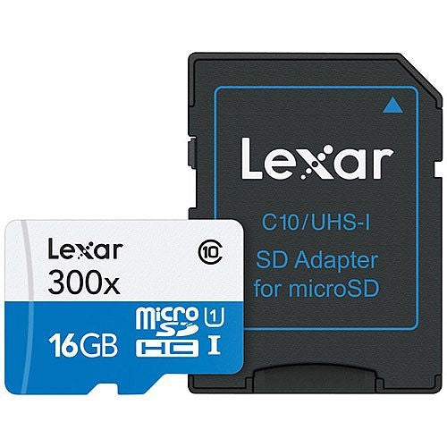 Lexar High Performance Flash Memory Card 16 GB MicroSDHC UHS-I