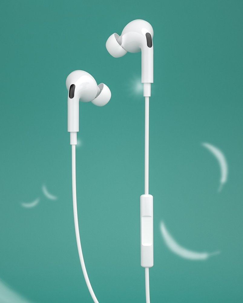 WK Y31 Lightning In-ear Handsfree με Βύσμα Lightning Λευκό