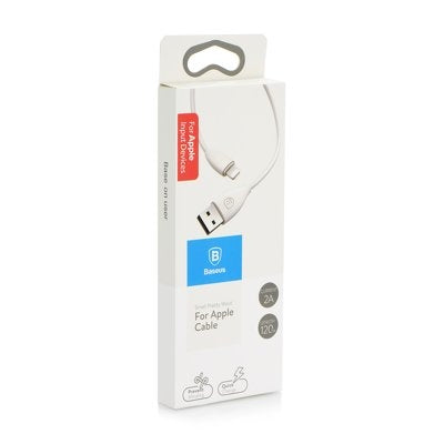 Baseus Pretty Waist Regular USB to Lightning Cable Λευκό 1.2m (CALMY-02)