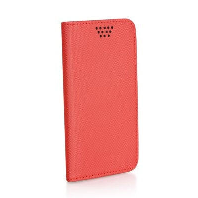 Flip Leather Smart Book έως 4.5" (Κόκκινο)
