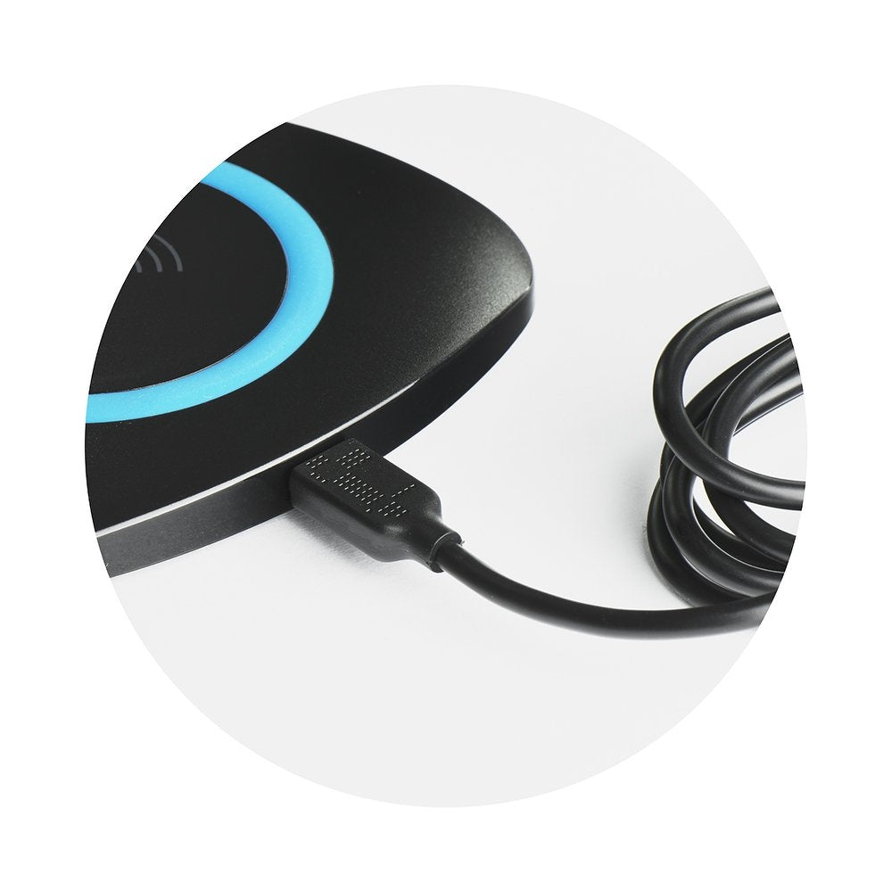 Wireless Charging Pad (Qi) Μαύρο (KD02)