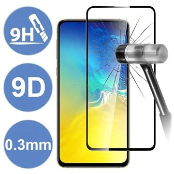 9D Full Face Tempered Glass Black (Huawei P40)