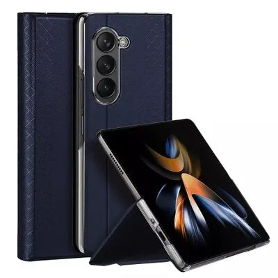 Dux Ducis Bril Book Δερμάτινο Navy Μπλε (Galaxy Z Fold5)