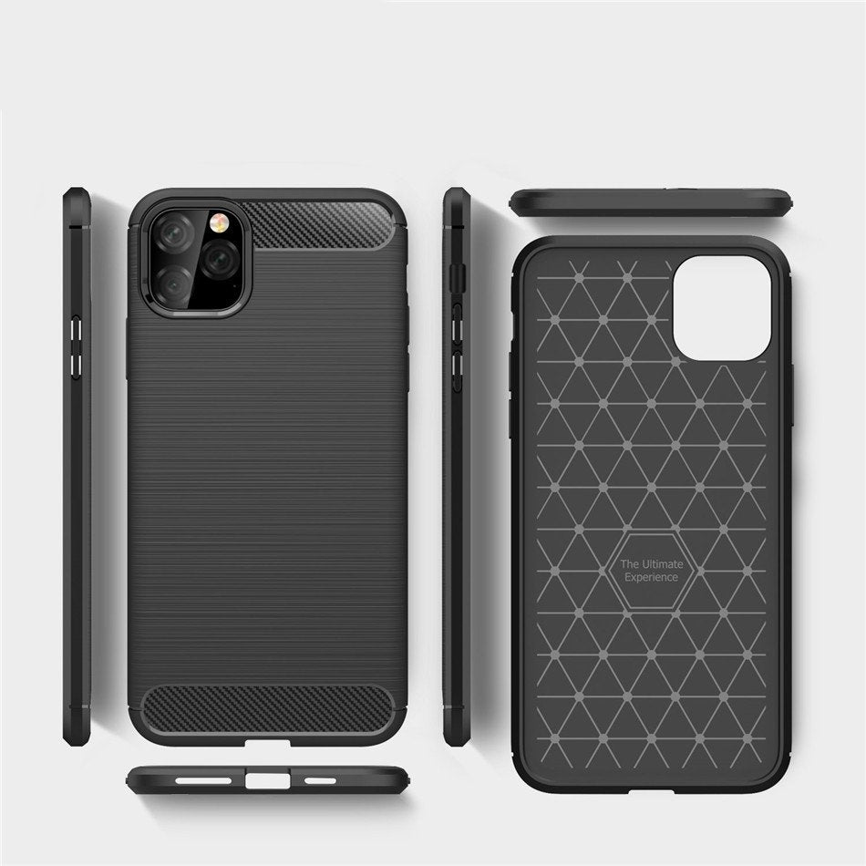 Carbon Back Cover Μαύρο (iPhone 11 Pro Max)