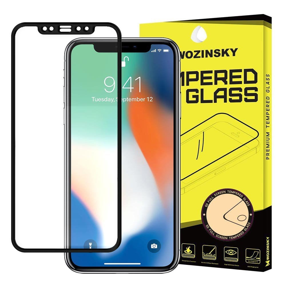 Full Glue Tempered Glass Black (iPhone 12 Pro Max)
