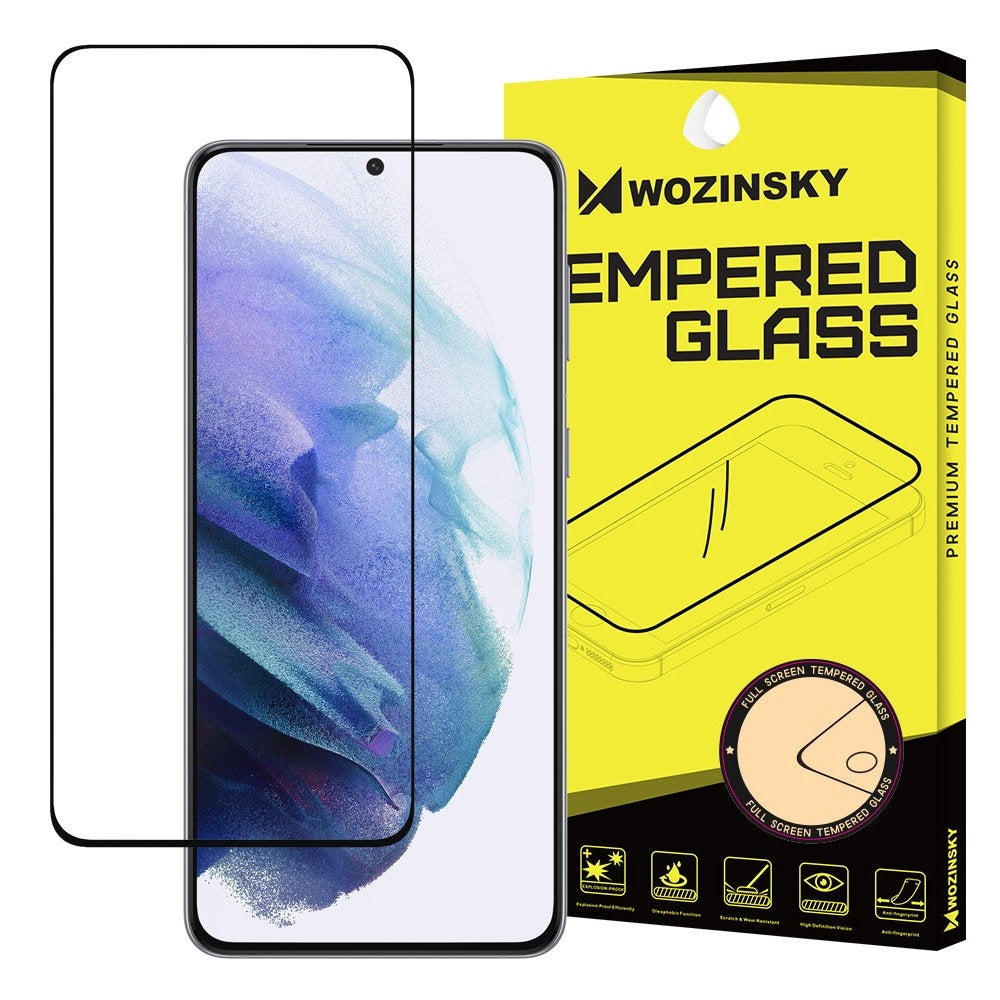 Wozinsky Full Face Tempered Glass Black (Galaxy S21+ 5G)