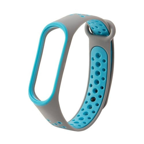 Hurtel Dots Λουράκι Σιλικόνης Gray Blue (Mi Band 3/Mi Smart Band 4)