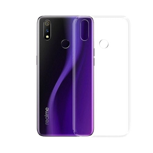 Hurtel 0.5mm Back Cover Σιλικόνης Διάφανο (Realme 3 Pro)