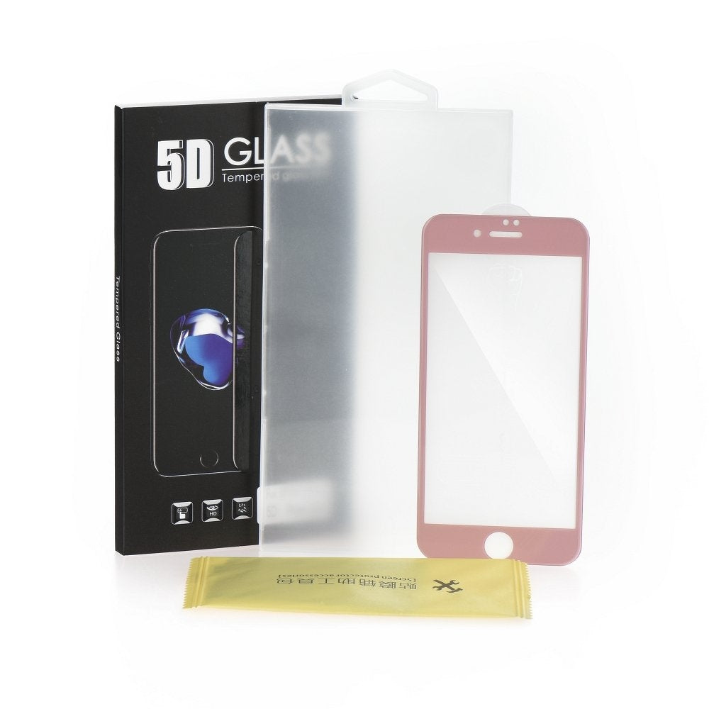 5D Full Glue Full Face Tempered Glass Rose (iPhone X / XS)