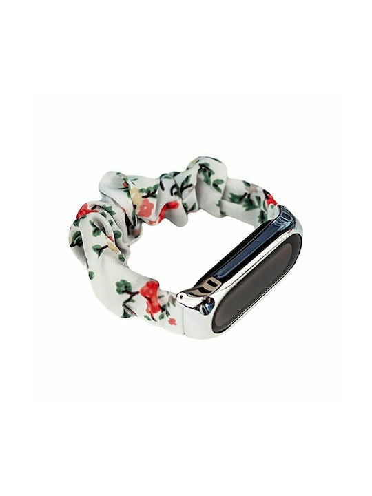 Hurtel Fabric Band Λουράκι Υφασμάτινο Λευκό (Mi Smart Band 5/Mi Smart Band 6)