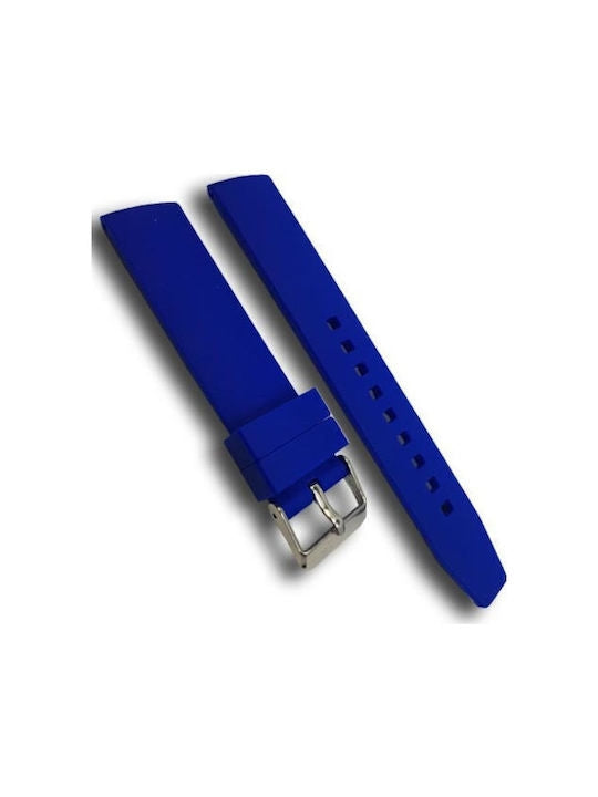 Tzevelion S05 Καουτσούκ Λουράκι Μπλε 20mm