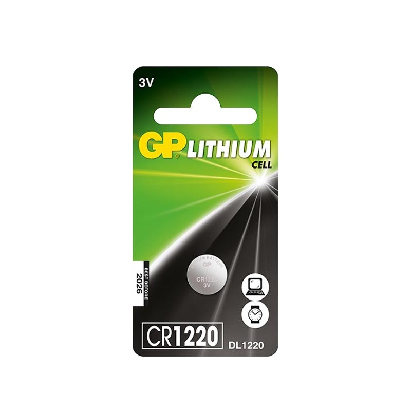 GP Batteries Lithium Cell Μπαταρία CR1220 3V 1τμχ