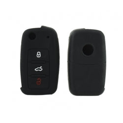Θήκη Κλειδιού από Σιλικόνη με 3 κουμπιά για VW