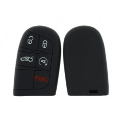Θήκη Κλειδιού από Σιλικόνη με 4 κουμπιά για Fiat / Jeep