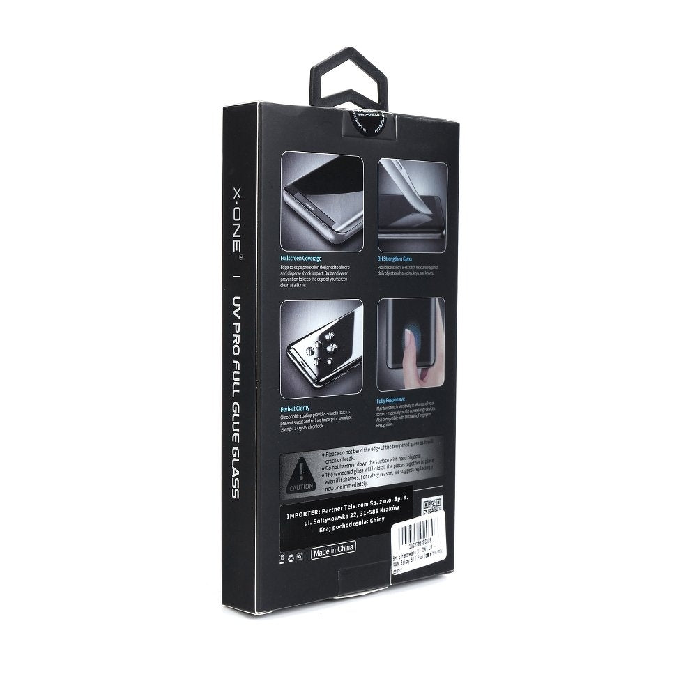 X-One Case Friendly UV Full Face Glass Black (Galaxy Note 9)