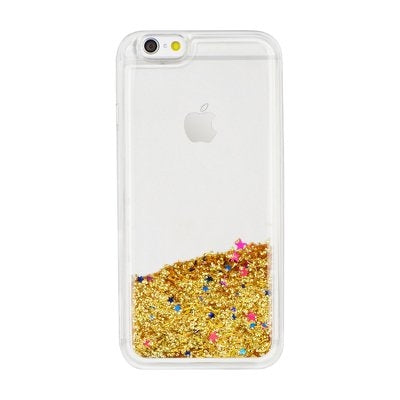 Forcell Liquid Glitter Sand & Stars TPU Case Θήκη με Χρυσόσκονη Gold IPHONE 7 / 8