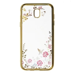 Senso Diamond Garden Σιλικόνης Μπεζ (Galaxy J3 2017)