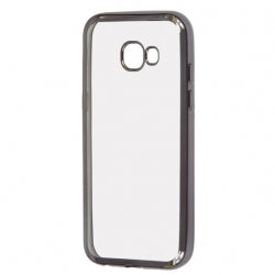 Senso Side Colour Διαφανές Μαύρο (Galaxy A3 2017)