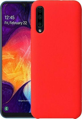 Forcell Soft Back Cover Σιλικόνης Κόκκινο (Galaxy A70)