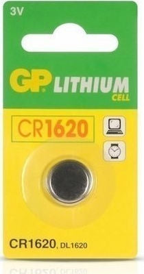 GP Batteries Lithium Cell Μπαταρία CR1620 3V 1τμχ
