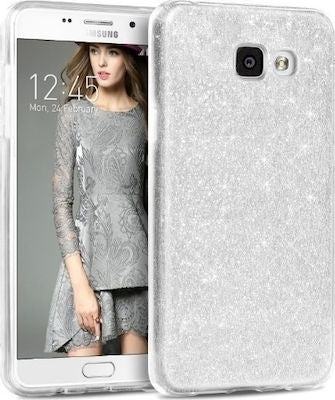 Forcell SHINING Case SAMSUNG Galaxy A3 2017 silver