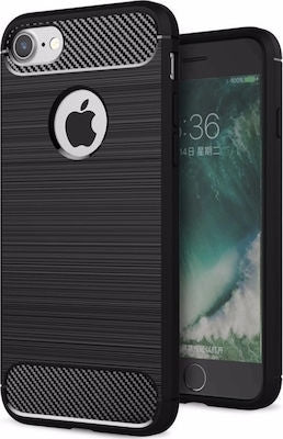 Carbon Armor Back Cover Μαύρο (iPhone 8/7)