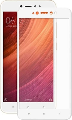 3D Full Glue Full Face Tempered Glass White (Redmi Note 5a/5a Prime)