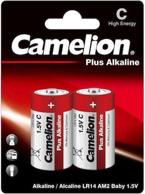 Camelion Plus Αλκαλικές Μπαταρίες C 1.5V 2τμχ