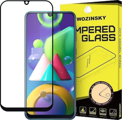 Wozinsky Wozinsky Full Face Tempered Glass Black (Galaxy M21)