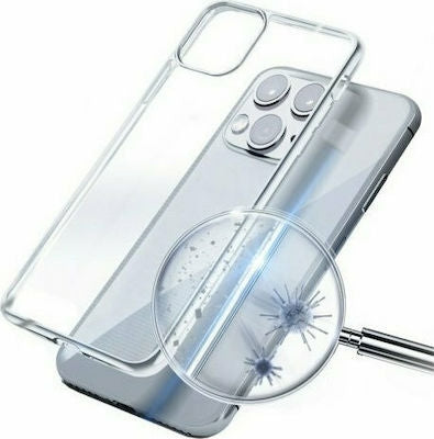 Forcell Antibacterial Back Cover Σιλικόνης Διάφανο (Galaxy A51)