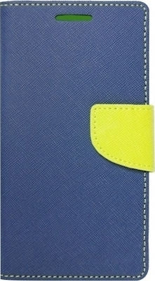 Smart Fancy Book Δερματίνης Blue/Green (Realme 9i)