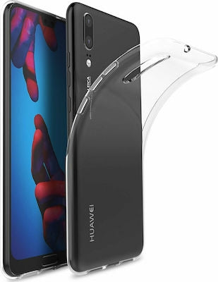 Back Cover Σιλικόνης 0.3mm Διάφανο (Huawei P20)