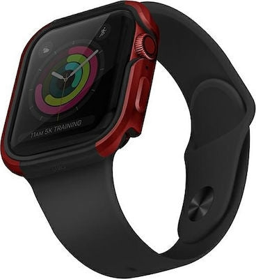 Uniq Valencia Θήκη Σιλικόνης σε Κόκκινο χρώμα για το Apple Watch 44mm