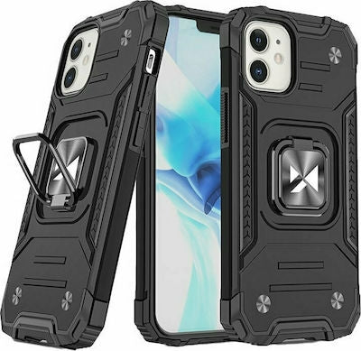 Wozinsky Ring Armor Back Cover Συνθετική Ανθεκτική Μαύρο (iPhone 12 mini)