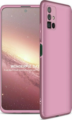 GKK 360 Full Cover Πλαστικό Ροζ (Galaxy M51)