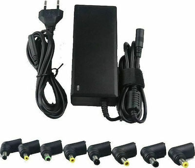 ATC Universal Φορτιστής Laptop 90W με Αποσπώμενο Καλώδιο Τροφοδοσίας και με σετ βυσμάτων