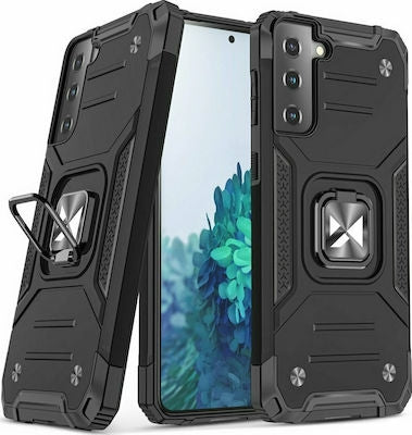 Wozinsky Ring Armor Back Cover Πλαστικό Ανθεκτική Μαύρο (Galaxy S21+ 5G)