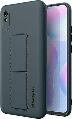 Wozinsky Kickstand Flexible Back Cover Σιλικόνης Μπλε (Redmi 9A)