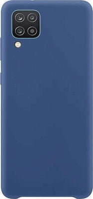 Matt Back Cover Σιλικόνης Navy Μπλε (Galaxy A12)